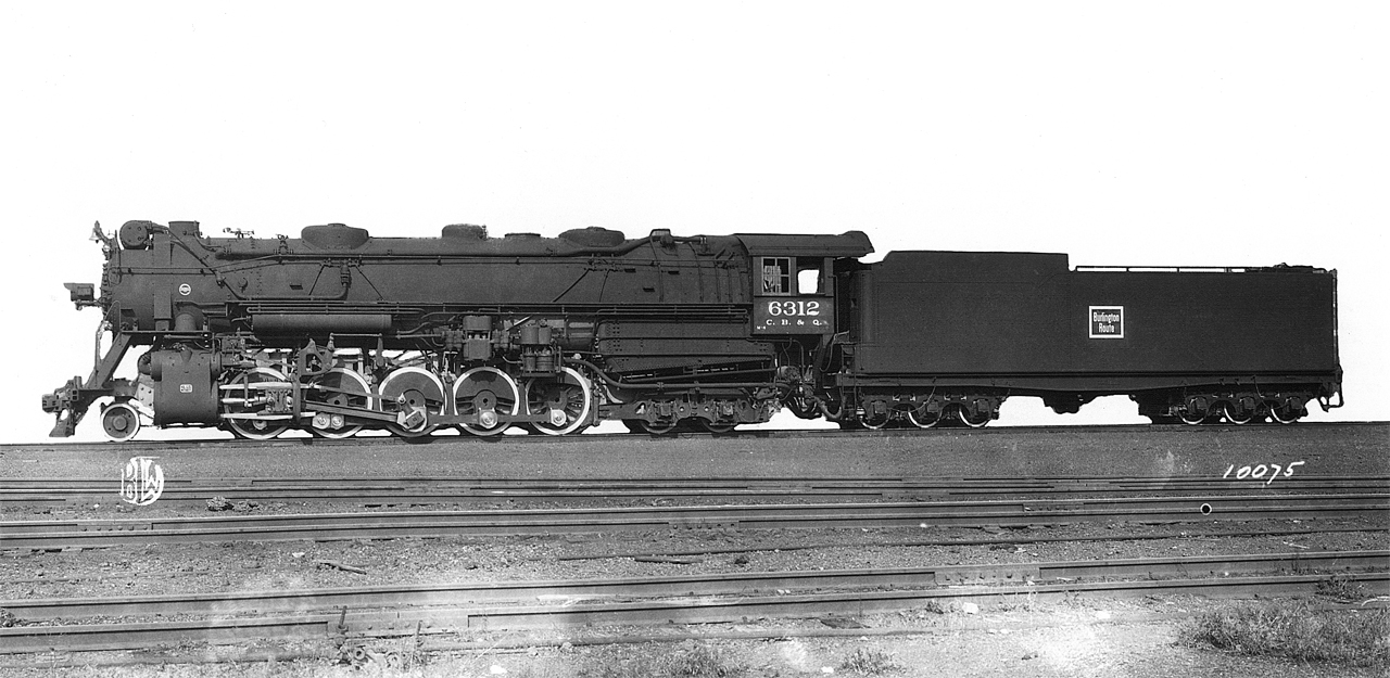 CB&Q 2-10-4 Class M-4 6312